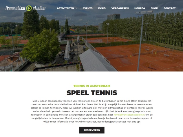 Frans Otten stadion tennis